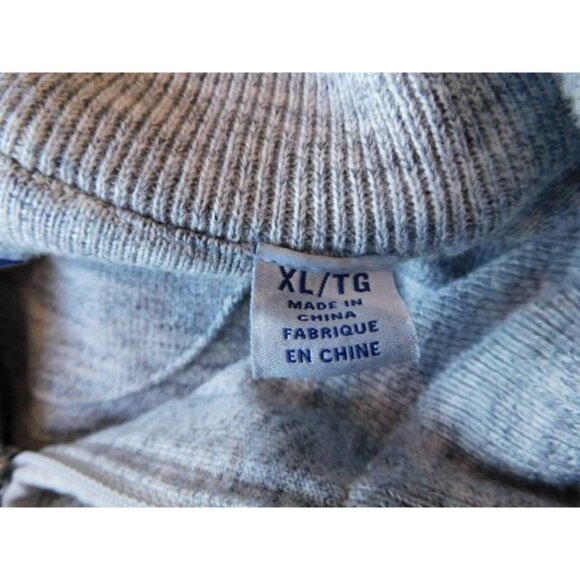 Tommy Bahama XL Men's Half Zip Light Weight Sweatshirt  2 tone Grey - Picture 6 of 6